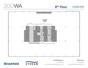 200 W Adams St, Chicago, IL à louer Plan d’étage– Image 1 sur 1