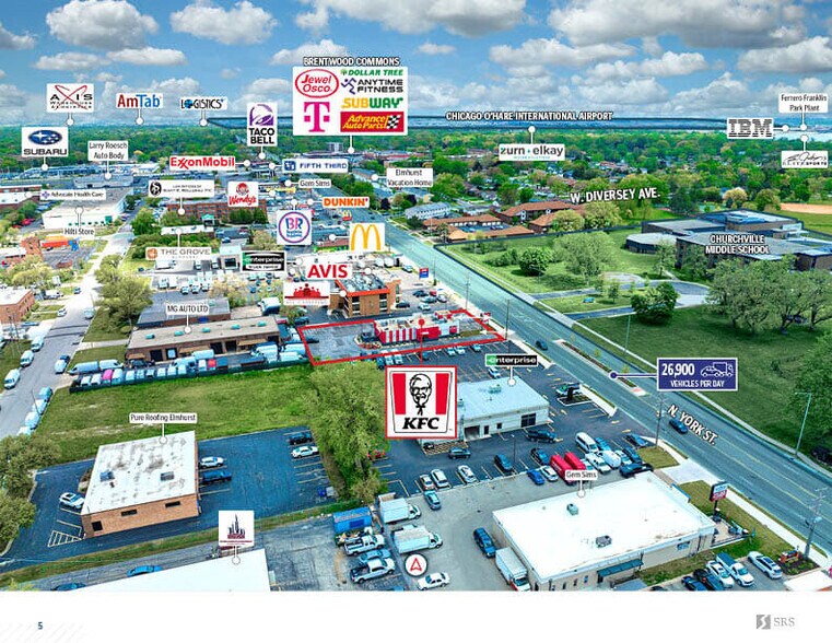 872 N York St, Elmhurst, IL à vendre - Photo de l’immeuble – Image 3 sur 7