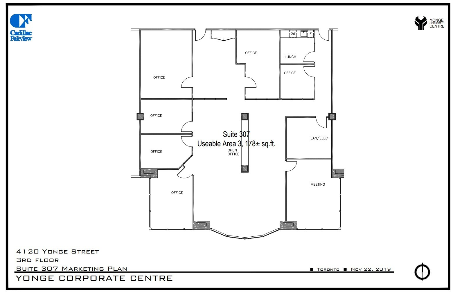 4120 Yonge St, Toronto, ON à louer Plan d’étage– Image 1 sur 1