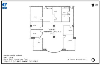 4120 Yonge St, Toronto, ON à louer Plan d’étage– Image 1 sur 1