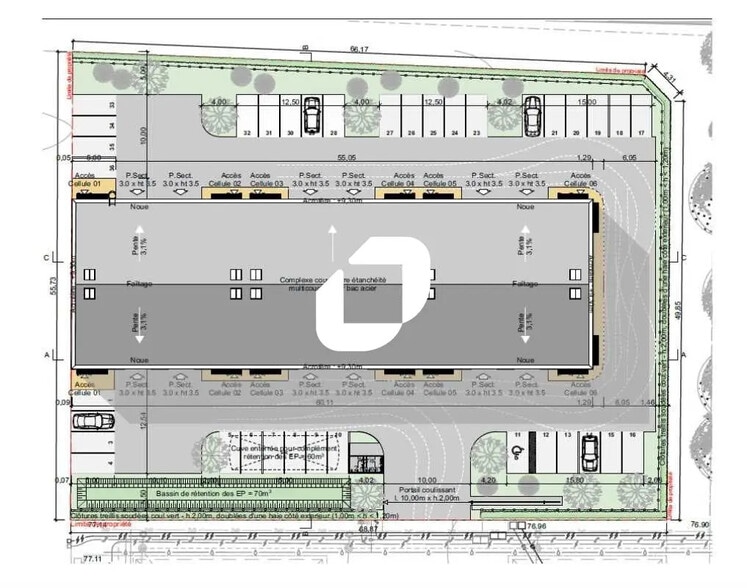 Local d'activités dans Saint-Fargeau-Ponthierry à vendre - Plan d’étage – Image 2 sur 5