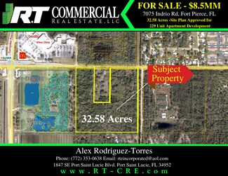 Plus de détails pour 7075 Indrio Rd, Fort Pierce, FL - Terrain à vendre