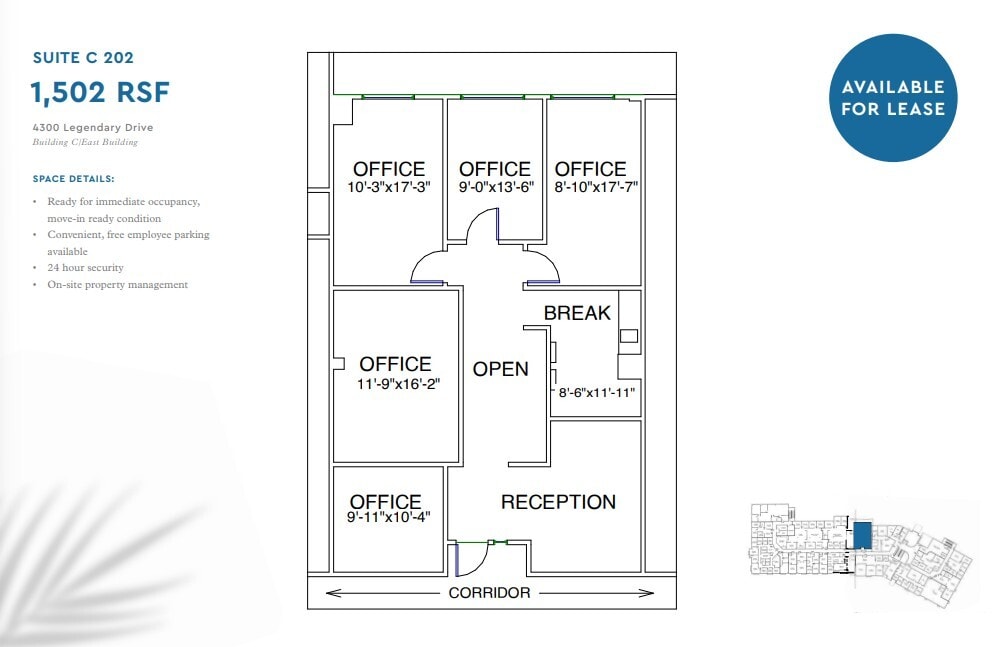 4008-4300 Legendary Dr, Destin, FL à louer Plan d’étage– Image 1 sur 14