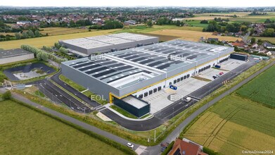 Leers - Vue aérienne  vue de carte