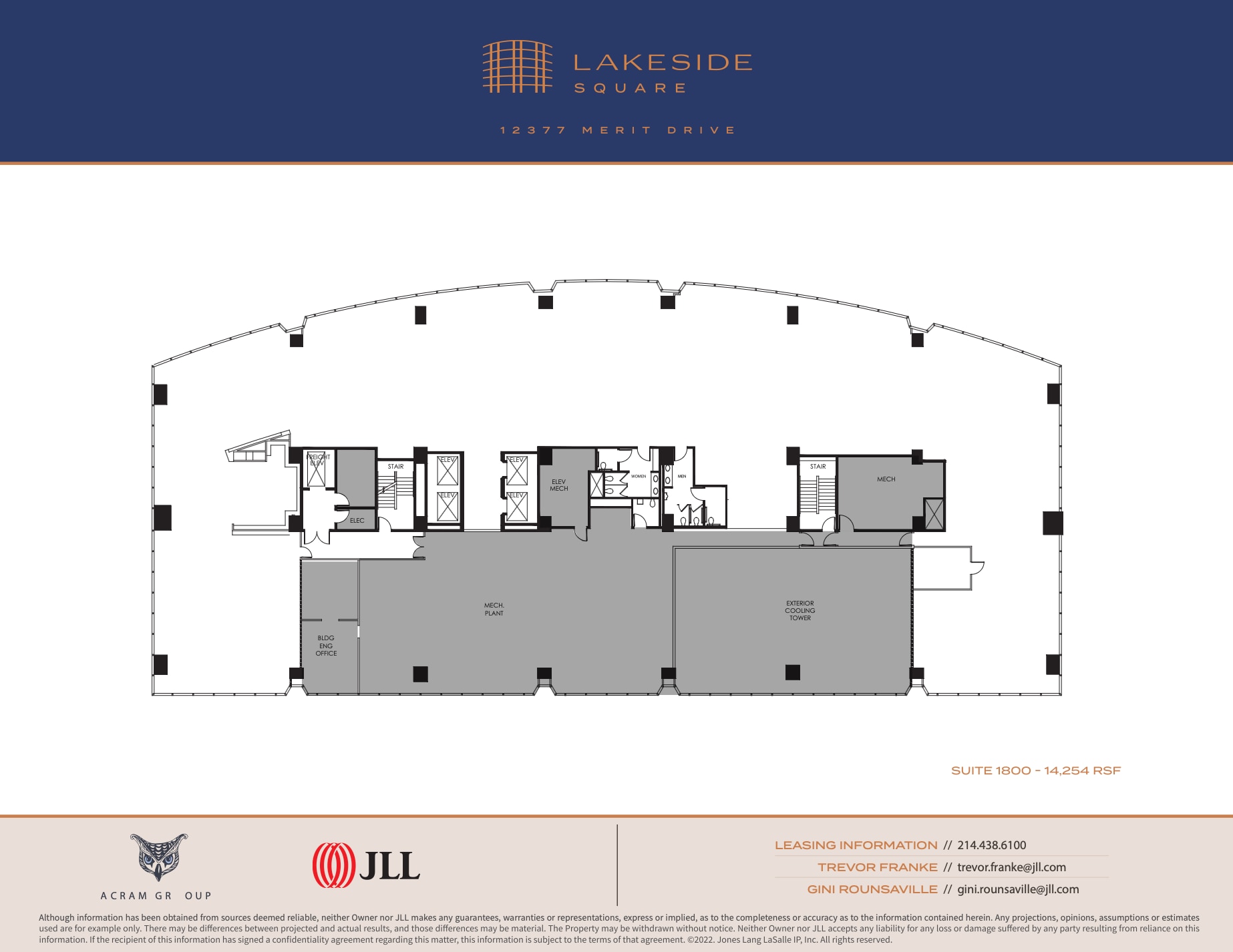 12377 Merit Dr, Dallas, TX à louer Plan d’étage– Image 1 sur 1