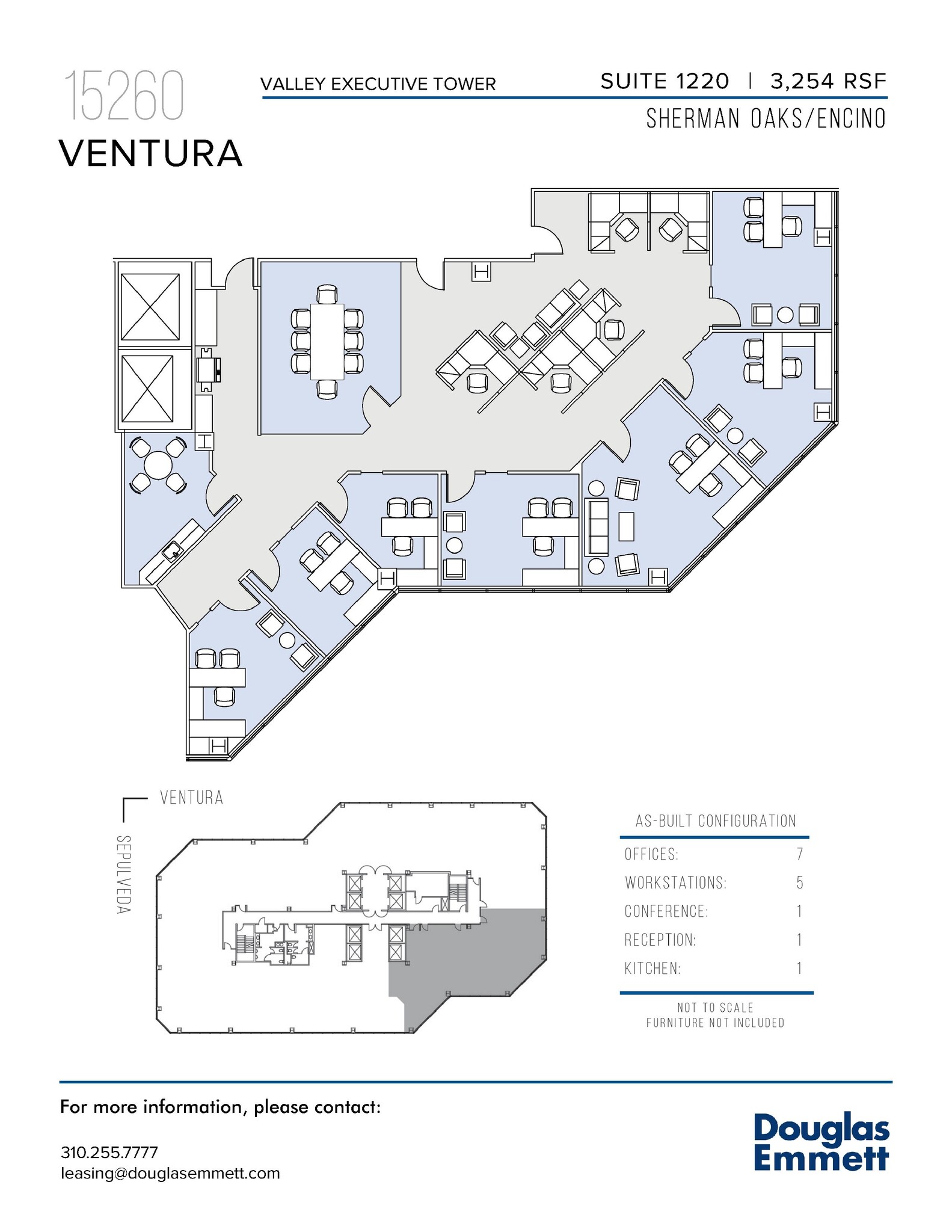 15260 Ventura Blvd, Sherman Oaks, CA à louer Plan d’étage– Image 1 sur 1