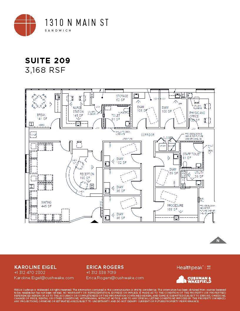 1310 Main St, Sandwich, IL à louer Plan d’étage– Image 1 sur 1