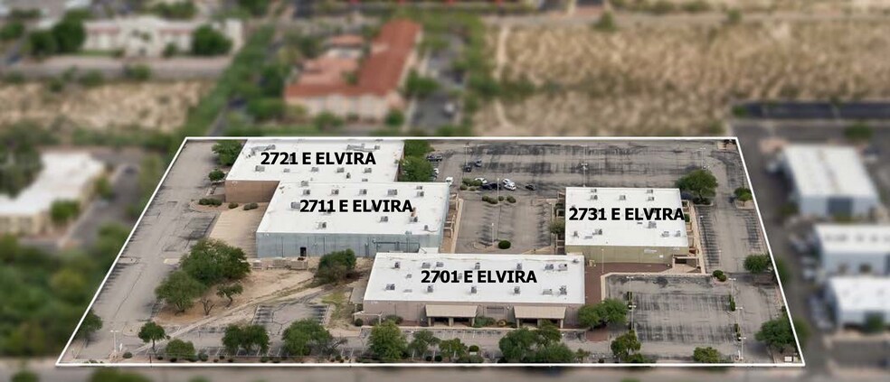 2701-2731 E Elvira Rd, Tucson, AZ à louer - Photo de l’immeuble – Image 3 sur 3