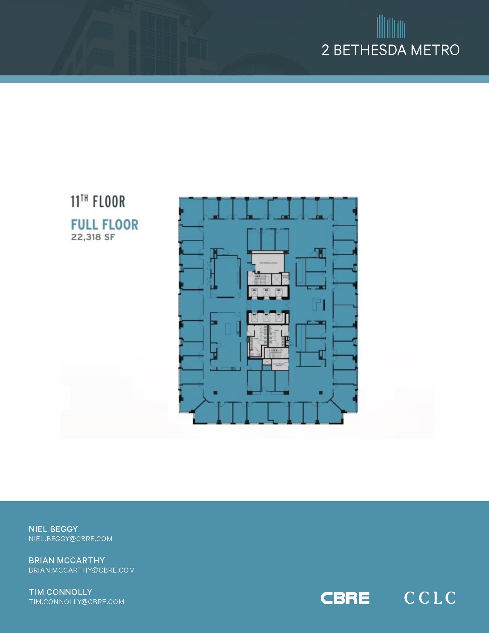 2 Bethesda Metro Ctr, Bethesda, MD à louer Plan d’étage– Image 1 sur 1