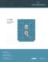 2 Bethesda Metro Ctr, Bethesda, MD à louer Plan d’étage– Image 1 sur 1