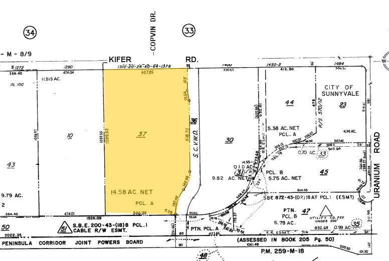 1320 Kifer Rd, Sunnyvale, CA à louer - Plan cadastral – Image 3 sur 7