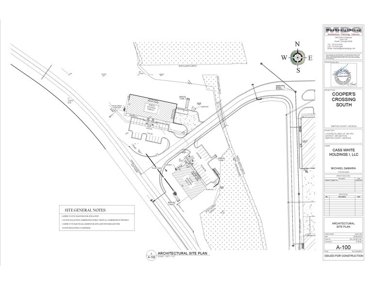 Cass White Rd NE, Cartersville, GA à louer - Plan de site – Image 1 sur 1