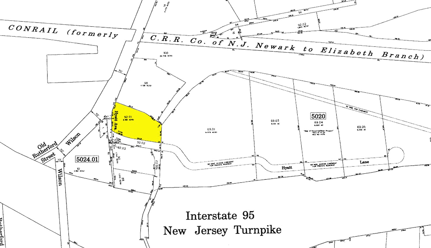 445 Wilson Ave, Newark, NJ à louer Plan cadastral– Image 1 sur 5