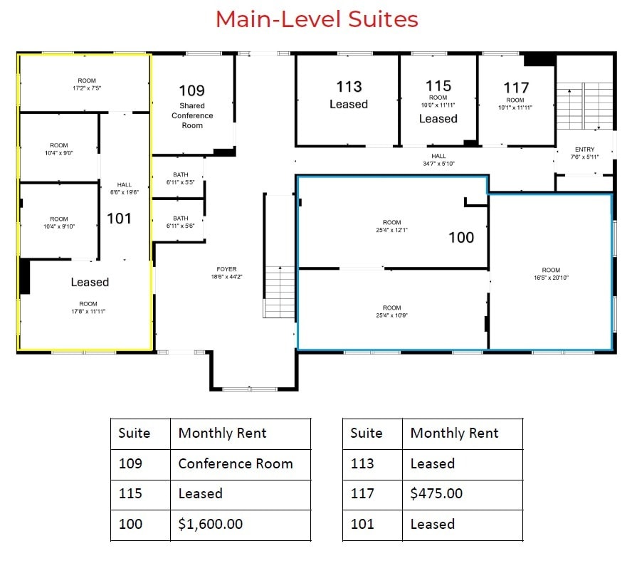 6302 Odana Rd, Madison, WI à louer Plan d’étage– Image 1 sur 1