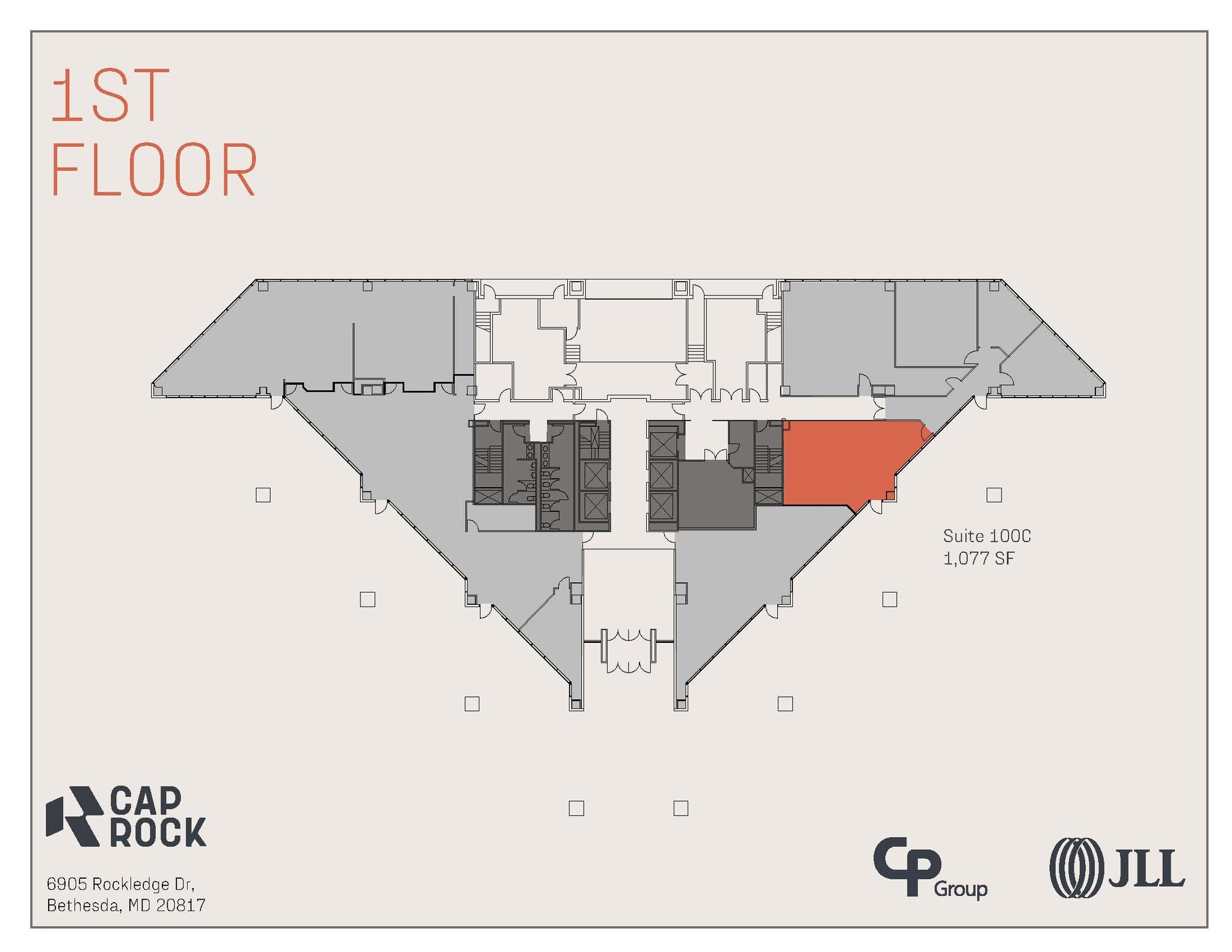 6903 Rockledge Dr, Bethesda, MD à louer Plan d’étage– Image 1 sur 1