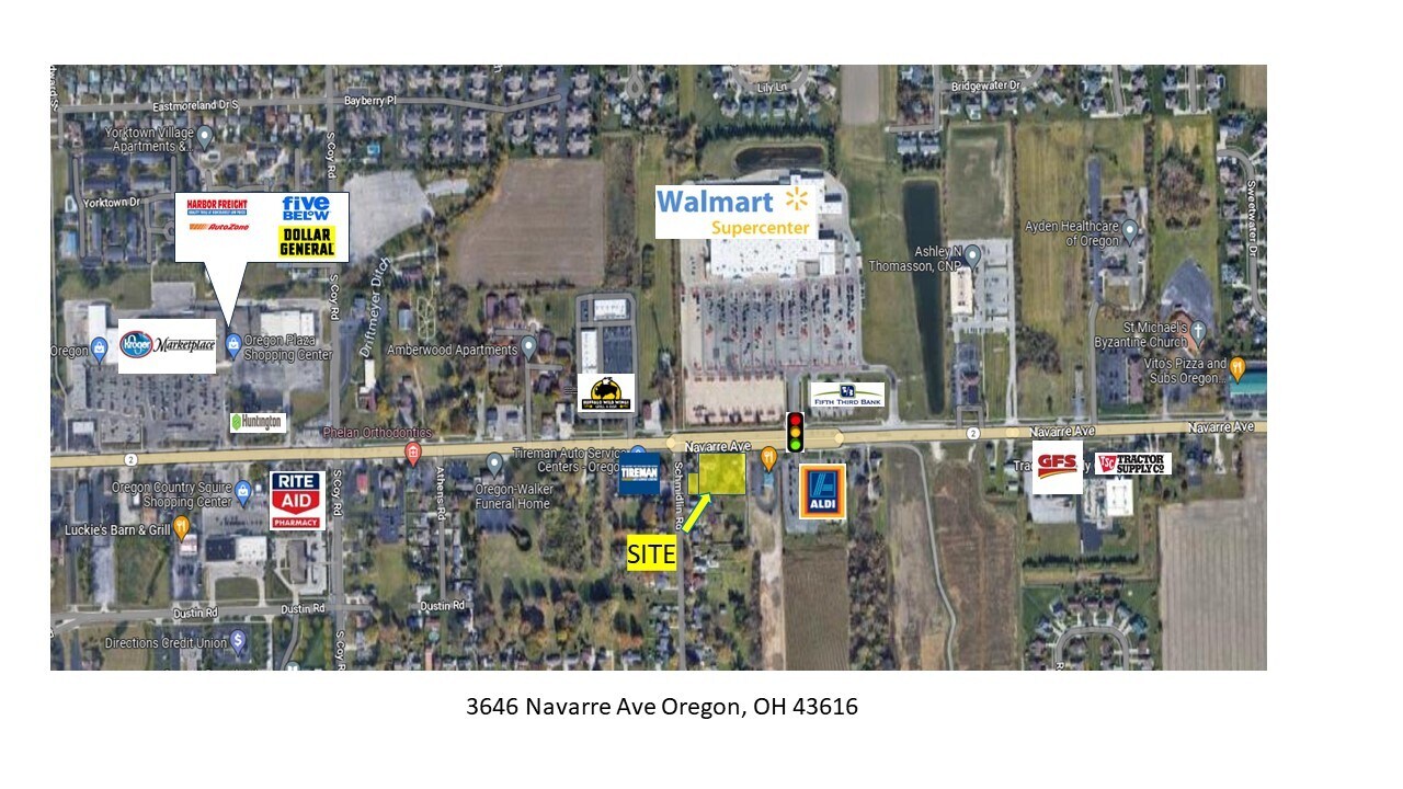 3646 Navarre Ave, Oregon, OH à vendre Aérien– Image 1 sur 2