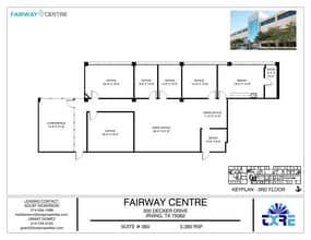 300 Decker Dr, Irving, TX à louer Plan d’étage– Image 1 sur 1