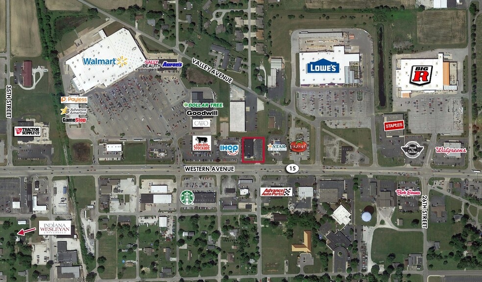 3016-3022 S Western Ave, Marion, IN à louer - Aérien – Image 2 sur 3