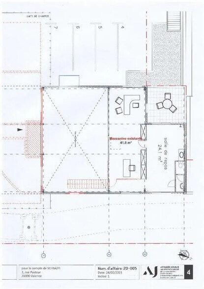 Local commercial dans Saint-Marcel-lès-Valence à louer - Plan d’étage – Image 3 sur 5