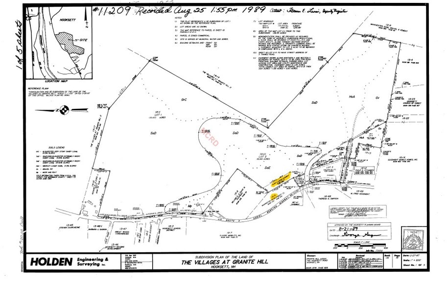 1471 Hooksett Rd, Hooksett, NH à vendre - Plan de site – Image 2 sur 2