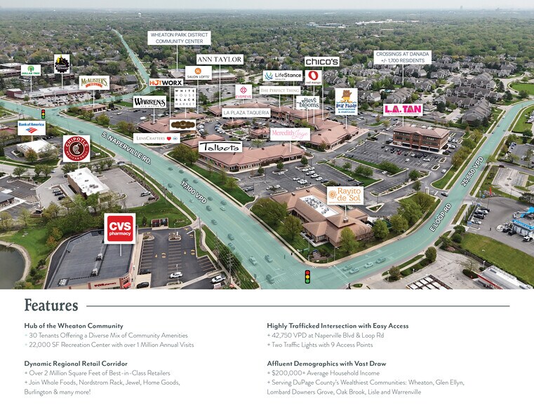 11-421 Town Square, Wheaton, IL à louer - Photo de l’immeuble – Image 2 sur 6