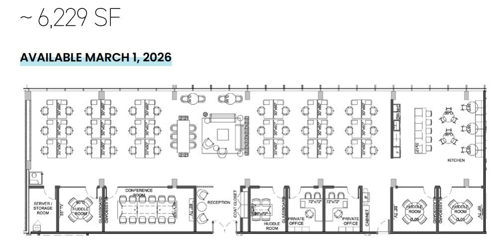 251 Queens Quay E, Toronto, ON à louer Plan d’étage– Image 1 sur 1