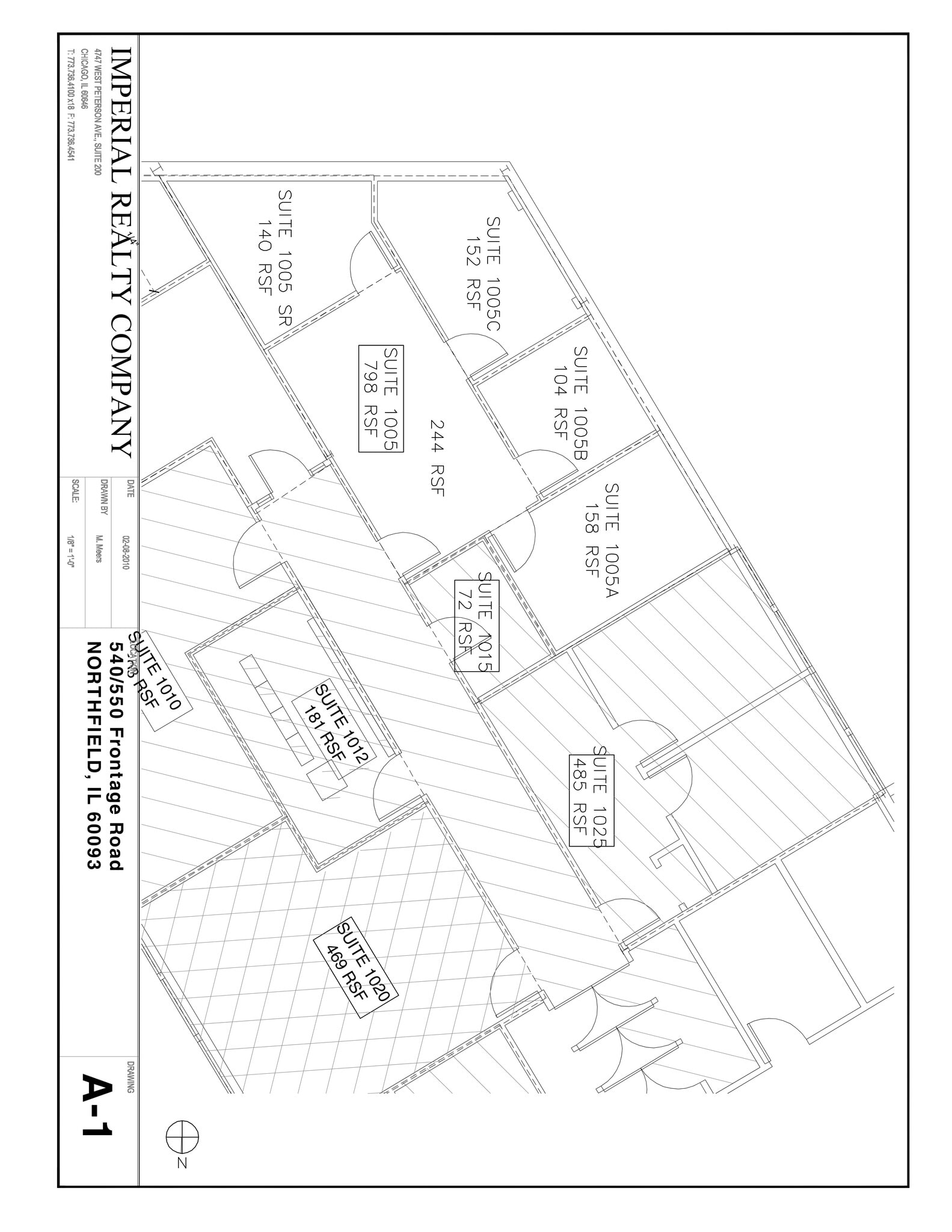 540-550 W Frontage Rd, Northfield, IL à louer Plan de site– Image 1 sur 2