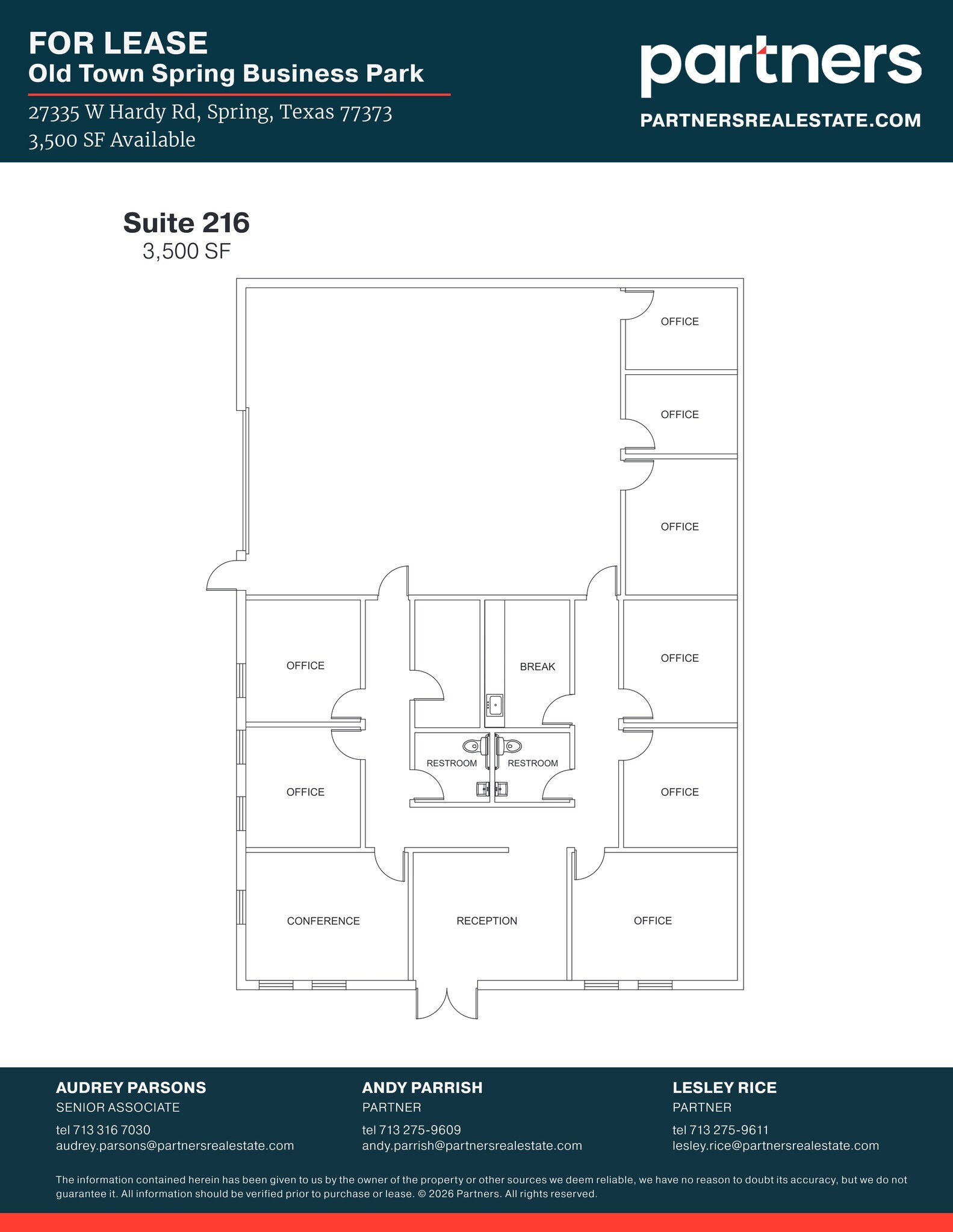 27347 W Hardy Rd, Spring, TX à louer Plan de site– Image 1 sur 1