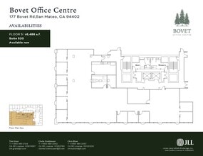 155 Bovet Rd, San Mateo, CA à louer Plan de site– Image 1 sur 1