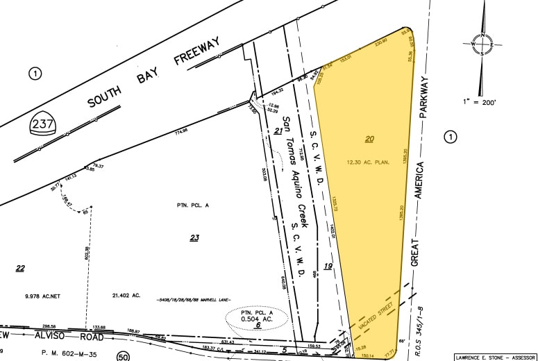 5470 Great America Pky, Santa Clara, CA à louer Plan cadastral– Image 1 sur 6