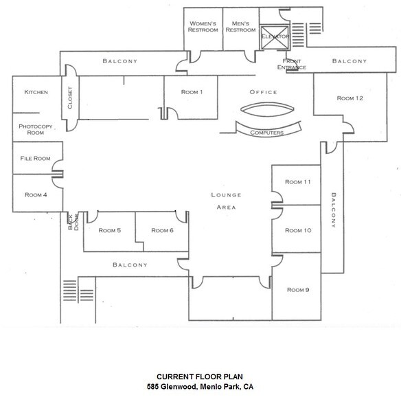 585 Glenwood Ave, Menlo Park, CA à vendre - Plan d’étage – Image 2 sur 26