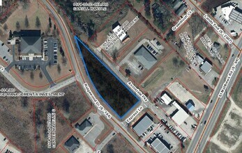 Ridgewood Dr, Orangeburg, SC - Vue aérienne vue de carte