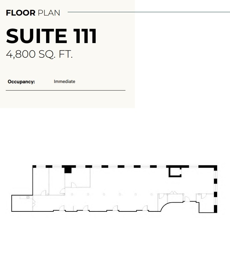 372 Richmond St W, Toronto, ON à louer Plan d’étage– Image 1 sur 2