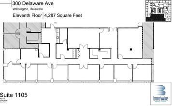300 Delaware Ave, Wilmington, DE à louer Plan d’étage– Image 1 sur 1