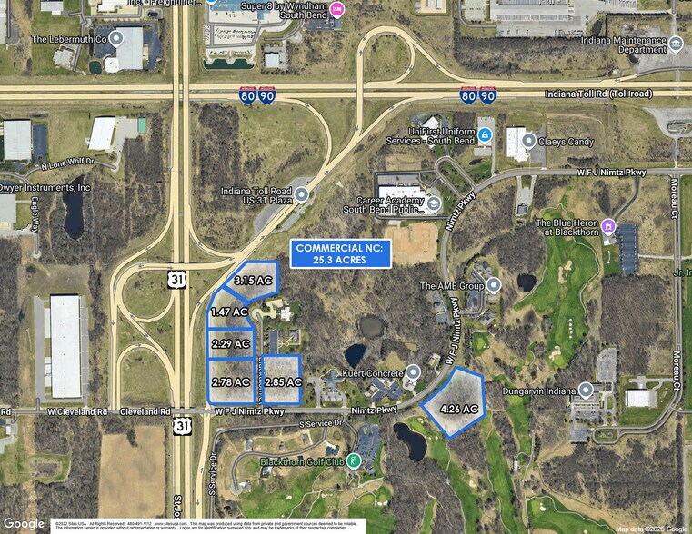 25.3 AC NC Commercial Land | South Bend portefeuille de 6 biens à vendre sur LoopNet.fr - Photo de l’immeuble – Image 2 sur 9