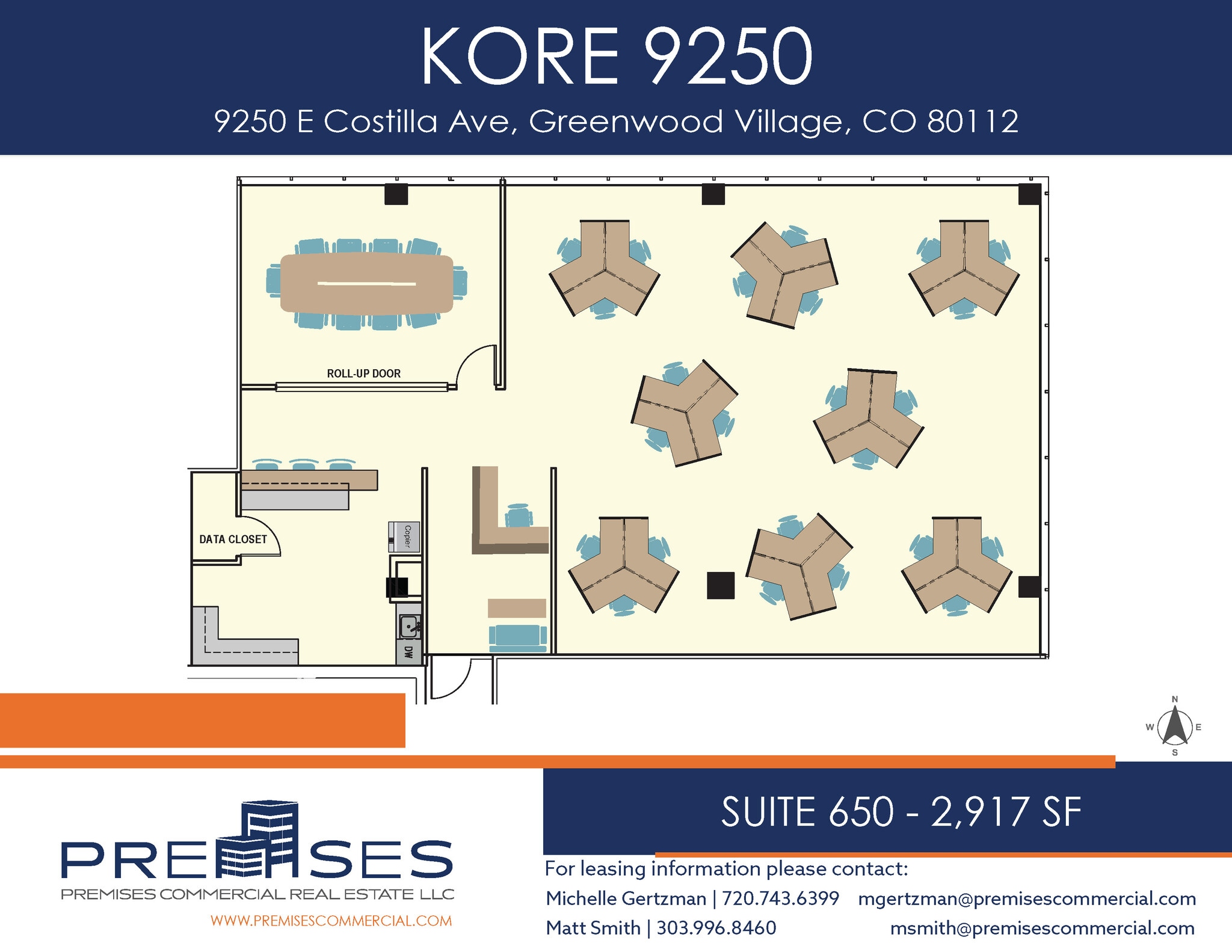 9250 E costilla Ave, Greenwood Village, CO à louer Plan d’étage– Image 1 sur 1