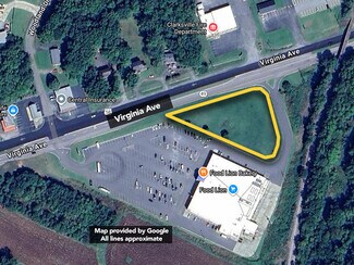 Plus de détails pour 1013 Virginia Ave, Clarksville, VA - Terrain à vendre