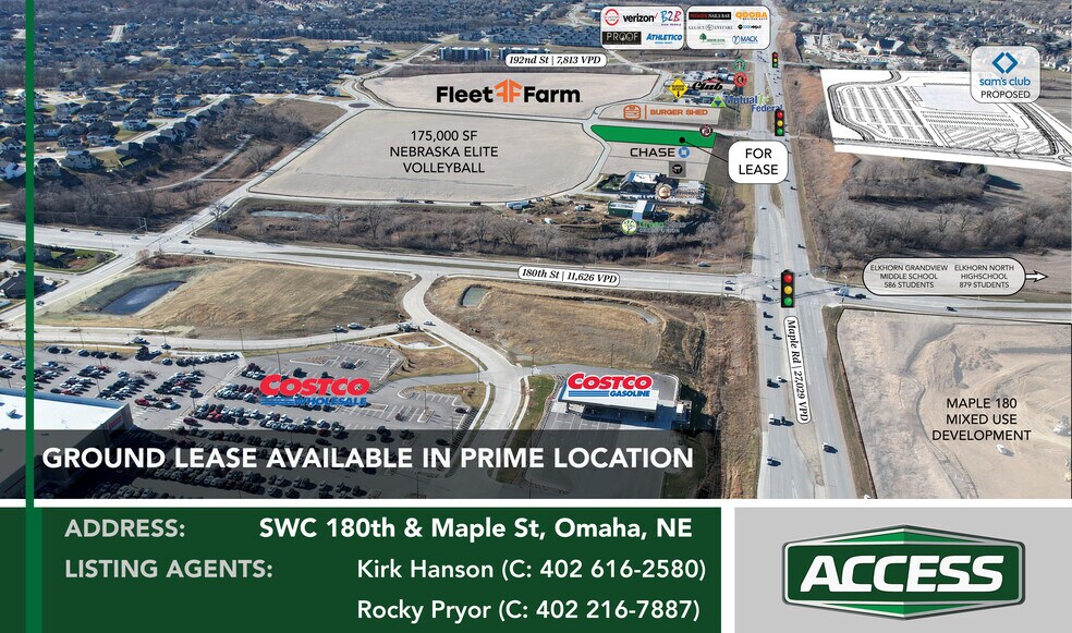 180th & Maple, Elkhorn, NE à louer - Photo de l’immeuble – Image 1 sur 6