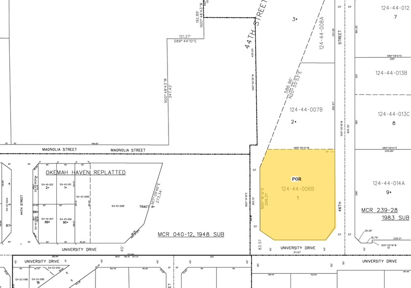 2650 S 46th St, Phoenix, AZ à louer - Plan cadastral – Image 3 sur 3