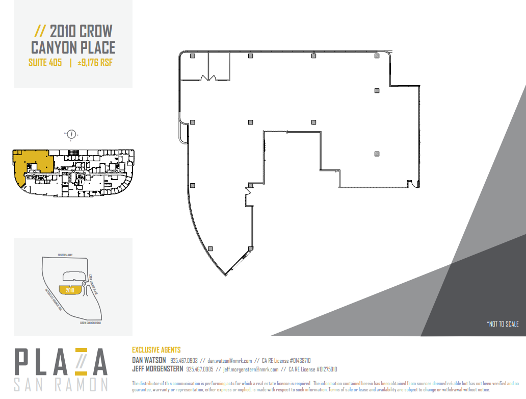 2010 Crow Canyon Pl, San Ramon, CA à louer Plan d’étage– Image 1 sur 1