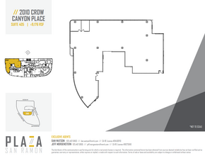 2010 Crow Canyon Pl, San Ramon, CA à louer Plan d’étage– Image 1 sur 1
