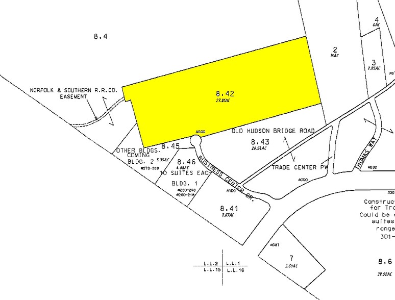 500 Business Center Dr, Stockbridge, GA à louer - Plan cadastral – Image 2 sur 5