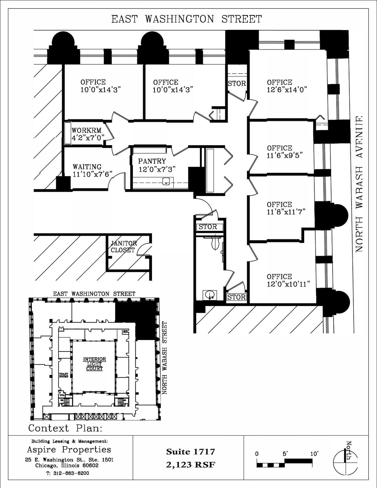 25 E Washington St, Chicago, IL à louer Plan de site– Image 1 sur 1