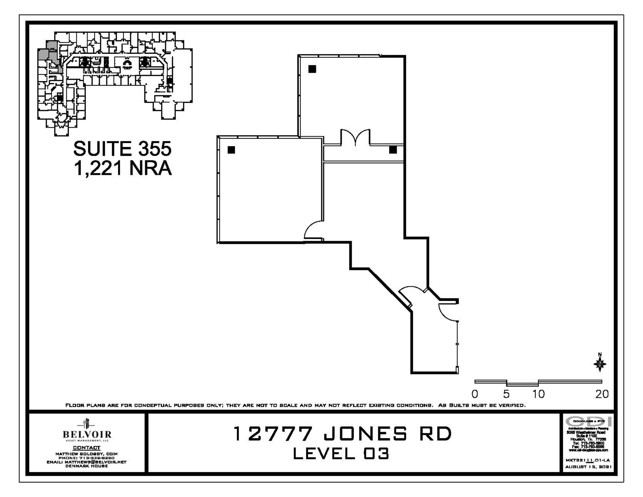 12777 Jones Rd, Houston, TX à louer Plan de site– Image 1 sur 1