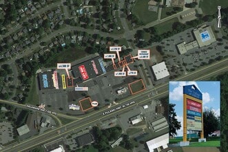 801 E Pulaski Hwy, Elkton, MD - VUE AÉRIENNE  vue de carte