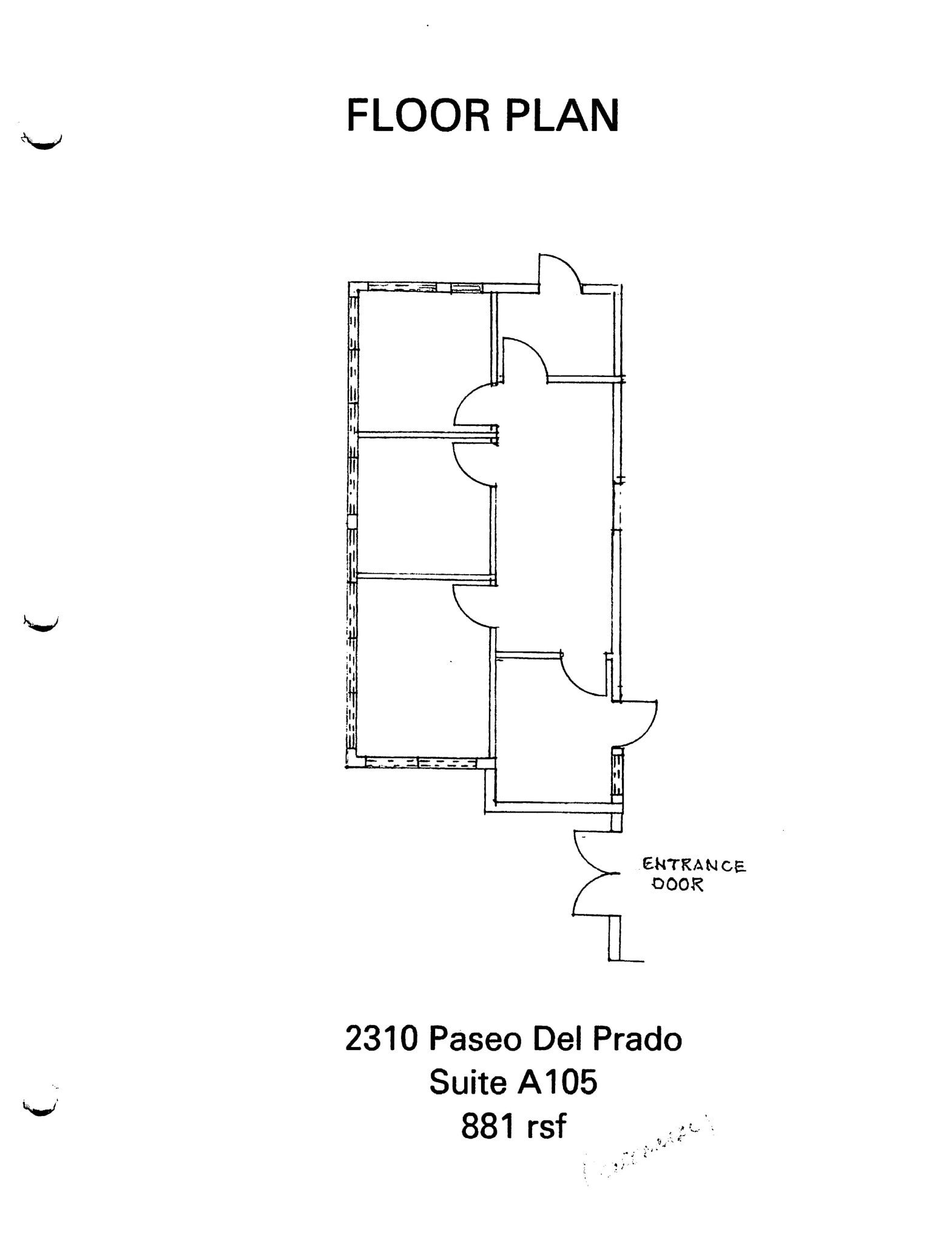 2310 Paseo Del Prado, Las Vegas, NV à louer Plan de site– Image 1 sur 1