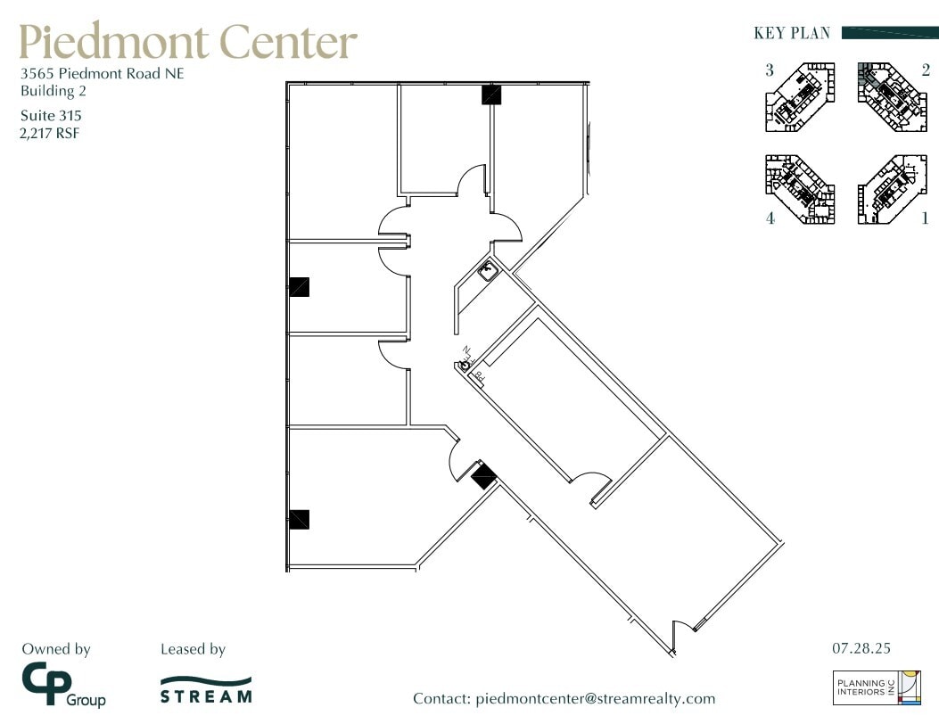 3495 Piedmont Rd NE, Atlanta, GA à louer Plan d’étage– Image 1 sur 1