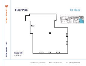 7361 Calhoun Pl, Rockville, MD à louer Plan d’étage– Image 1 sur 7