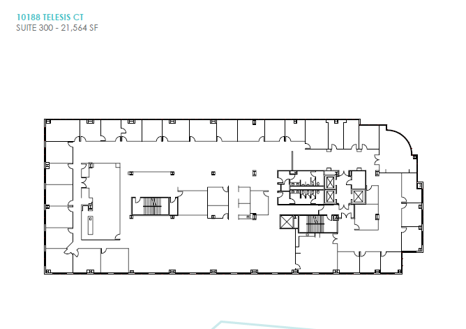 10188 Telesis Ct, San Diego, CA à louer Plan d’étage– Image 1 sur 1