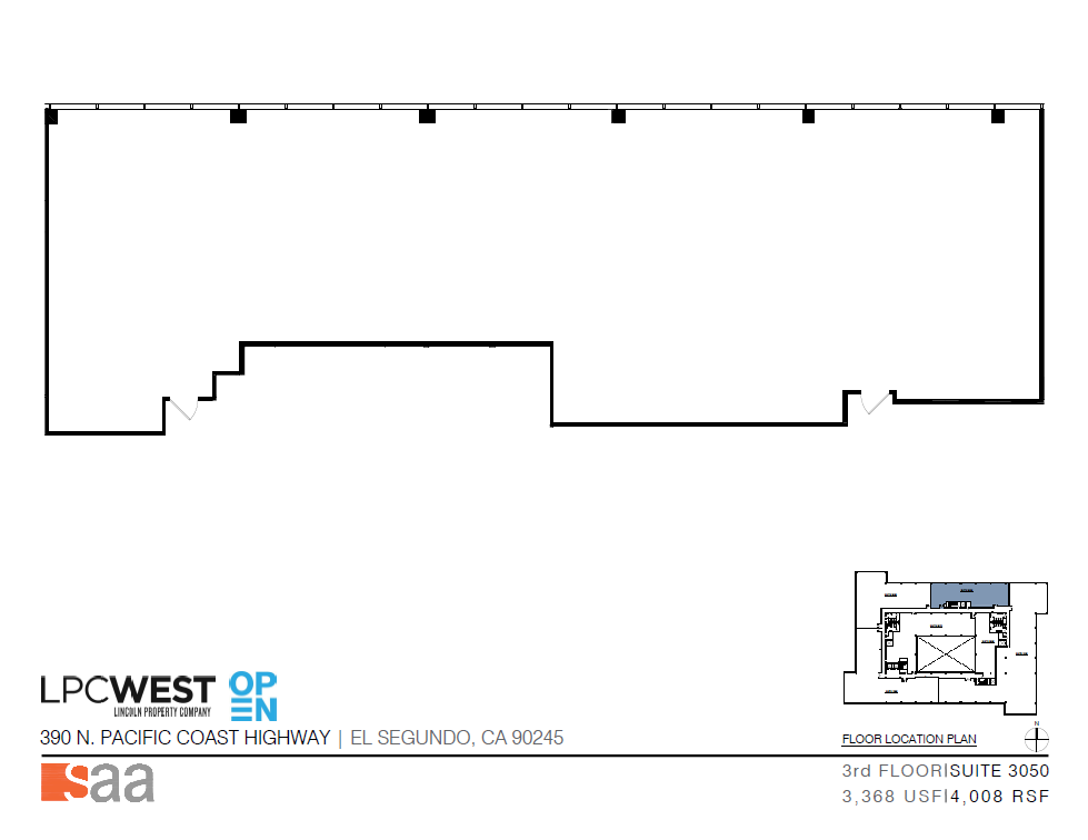 300 N Pacific Coast Hwy, El Segundo, CA à louer Plan d’étage– Image 1 sur 1